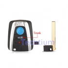 Bouton du coffre Bouton parler 4 boutons clef intelligente coque pour BMW