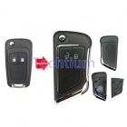 2 button modified flip remote key shell for Buick,Chevrolet