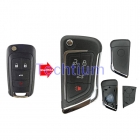 4 button modified flip remote key shell for Buick,Chevrolet