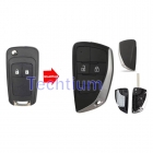 2 button modified flip  remote key shell  for Buick,Chevrolet