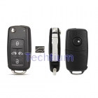 5 button modified flip remote key shell for VW