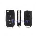 433Mhz ID48 chip 5K0837202AD 4 button modified flip remote key for VW