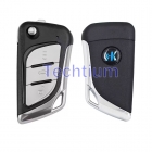 B30 Metal button KD KEYDIY remote key （No chip inside） Folding key, used for normal key generation,blade can be changed