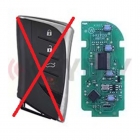 TDB02 ONLY PCB button KD KEYDIY remote key  （chip inside ） 4D Smart key generation,support frequency and trunk button value modification,support emergency start,original chip,stable and reliable