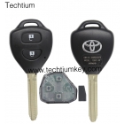315Mhz 4D67 FCC:Gq4-29 Toyota 2 button Remote key