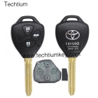 Toyota Prado 3 button remote key With 433Mhz G Chip (FCC:B41TA/B42)