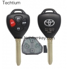 315mhz 4D67 (HYQ12BBY) Toyota corolla 3+1 button remote key