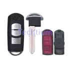 #2 blade Hatch SUV hold words 3 button remote key shell or Mazda