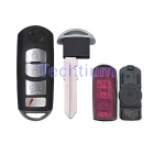 #2 blade Trunk Sedan hold words 4 button remote key shell or Mazda