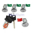 Ford door lock cylinder Full set (1pcs ignition door lock,4pcs door lock, 2 keys)