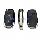 3 button modified flip remote key shell for Chevrolet