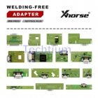 Xhorse Solder-Free Adapters and Cables Full Set XDNPP0CH 16pcs Work with VVDI Prog/ MINI PROG and KEY TOOL PLUS