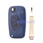 433Mhz ID48 chip SIP22 Blade Blue color 2 button remote key for Fiat 433Mhz ID48 chip SIP22 Blade Blue color 2 button remote key for Fiat