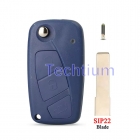 433Mhz ID48 chip SIP22 Blade Blue color 3 button remote key for Fiat 433Mhz ID48 chip SIP22 Blade Blue color 3 button remote key for Fiat