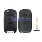 3 button modified flip remote key shell for Chevrolet with right blade 3 button modified flip remote key shell for Chevrolet with right blade