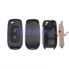 2 button flip key shell for Renault without battery holder 2 button flip key shell for Renault without battery holder
