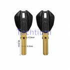 Motorcycle key shell for Ducati