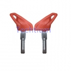 Motorcycle key shell for Ducati