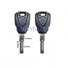 Motorcycle key shell for Ducati