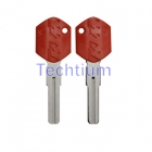 Motorcycle key shell for KTM